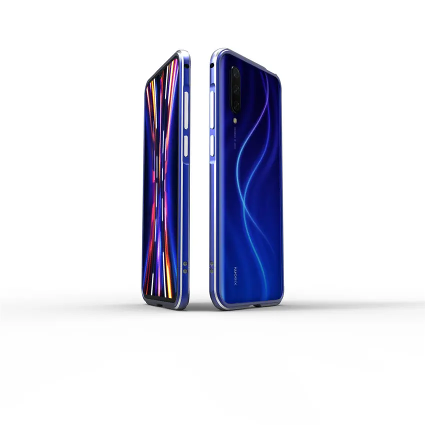 Для Xiaomi Mi A3 Lite чехол металлический каркас двойной цвет Алюминиевый Бампер Защитный чехол для Xiaomi Mi A3 Lite чехол