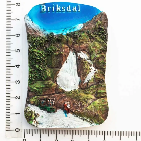 

Norway Blikkiesdale Glacier, northern Europe 3D Fridge Magnets Travel Souvenirs Home Decoration