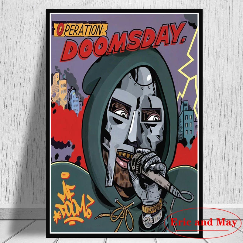 Madvillain Mf Doom Madlib хип-хоп рэп музыкальный альбом звезда винтажный Декор Картина на