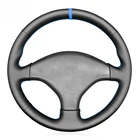 Черный искусственная кожа светло-голубой маркер для Honda Civic 6 EK CTR EK3 EK4 Civic Тип R Sir EK9 1996-2000