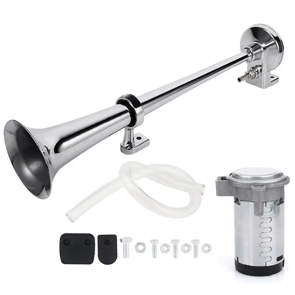 Автомобильный воздушный гудок 12 В супер громкий сирена в металлическом корпусе