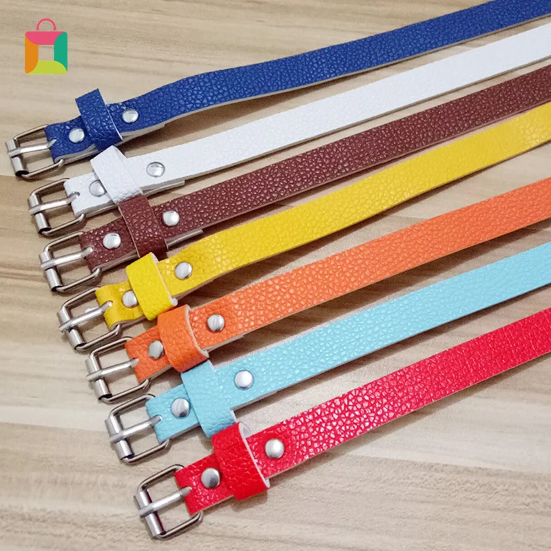 

Candy Color Women's Thin Belt Strap Faux Leather Belt Ladies Thin Belt Small Belt Glittery