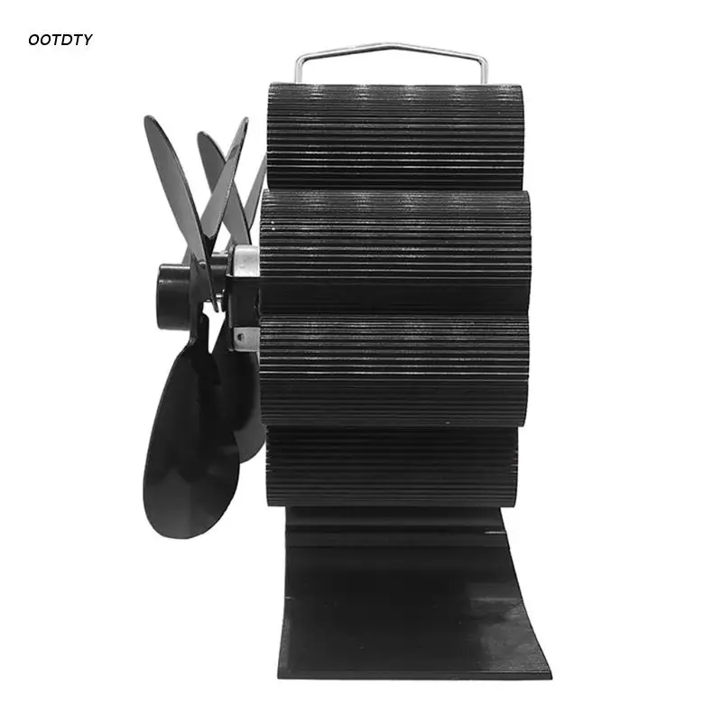 Бесшумный вентилятор с 6 лопастями для дровяной плиты небольшой идеальный