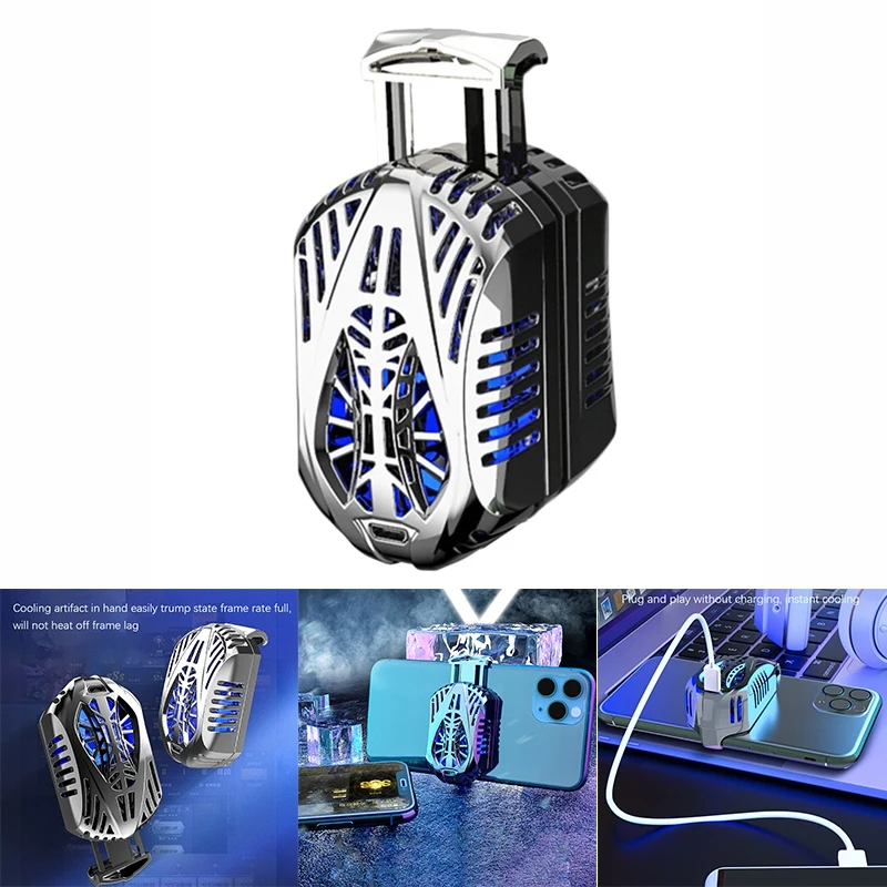 

Raptor Radiator, Semiconductor Rapid Cooling, Portable Peripheral Mobile Phone Radiator for 5-7.3 Inch Phone
