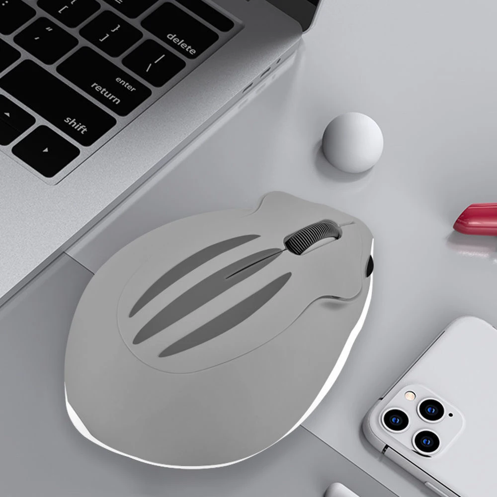 

2.4G Wireless Optical Mouse Cute Hamster Cartoon Design Computer Mice Ergonomic Mini 3D Gaming Office Mouse Kid's Gift
