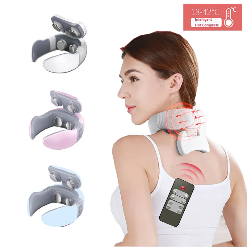 

Smart Electric Neck Massager Relief Shoulder And Neck Pain Massager Physiotherapy Health Care 4D Magnetic Therapy Massage