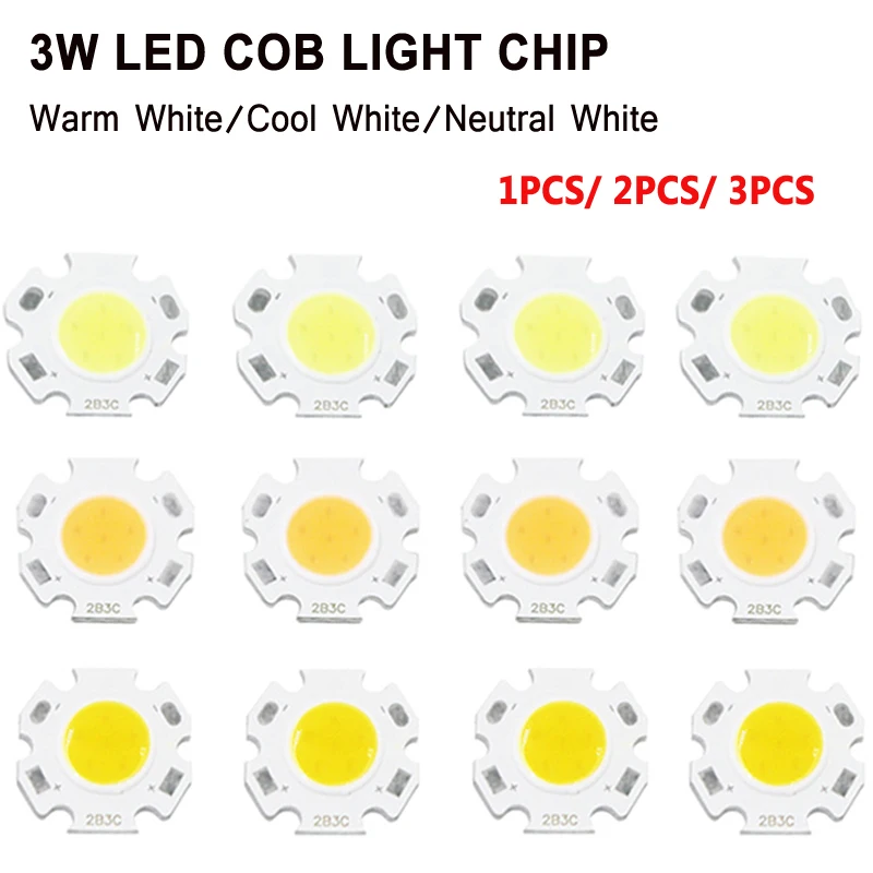 1/2/3 шт. 3 Вт светодиодные лампы для изготовления украшений своими руками высокое