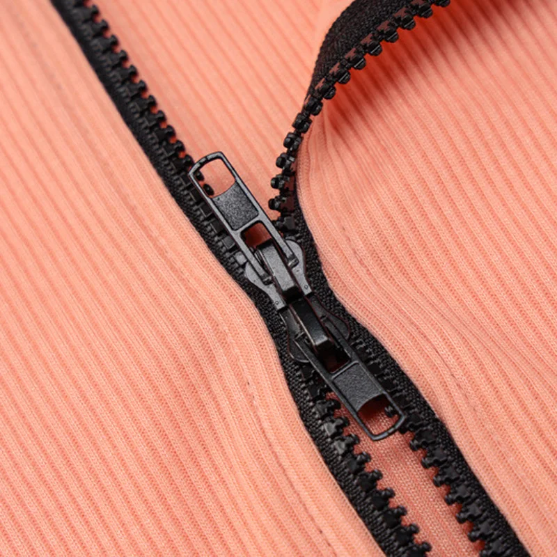

Viifaa Autumn Clothes 2 Piece Set Women Skirt and Top 2020 Sexy Zipper Front Raw Hem Knitted Club Two Piece Set
