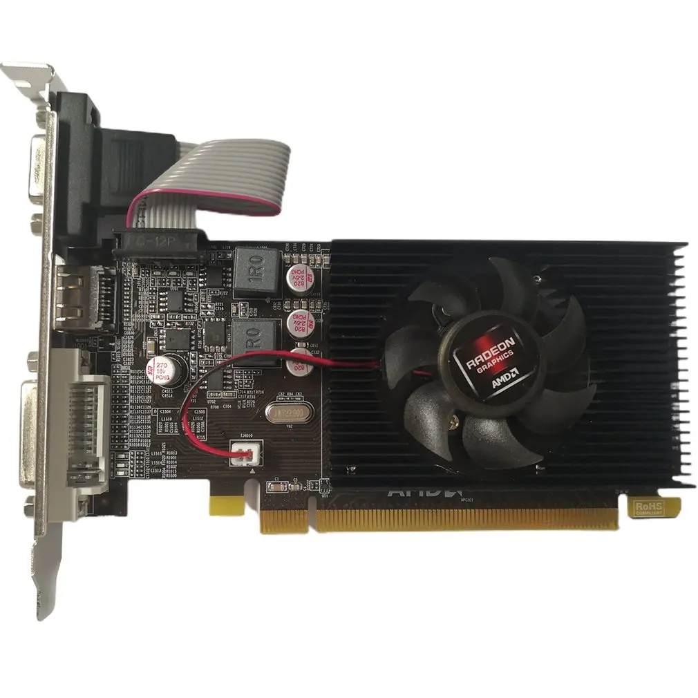 

High Definition Video graphics card PCI HD7450 2Gb/2048Mb DDR3 64bit For PC Desktop Computer Mini Case Low-end Graphics Card