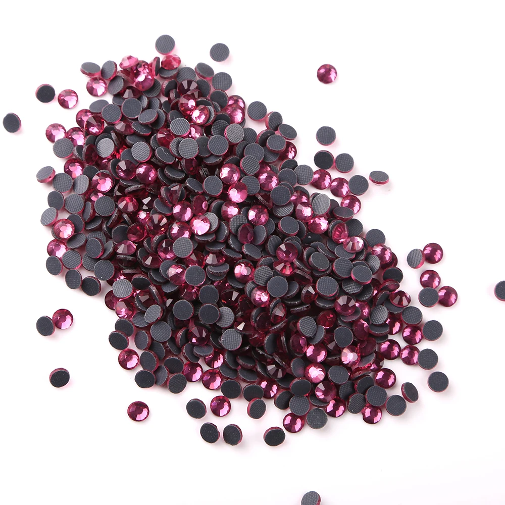 288 шт./лот SS30 Роза DMC Горячая фиксация хрустальные стразы камни для одежды