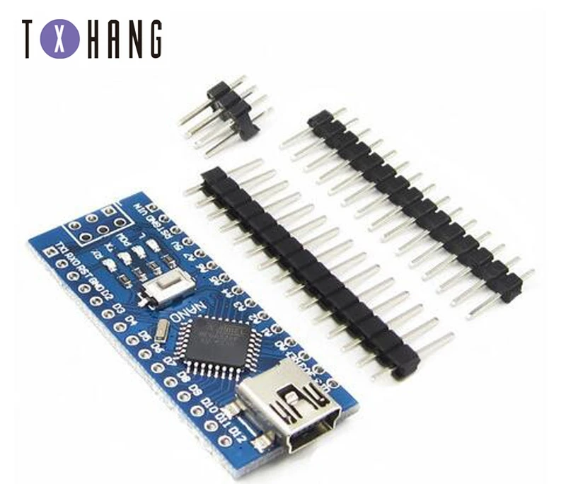 Микроконтроллер Nano V3.0 ATmega168 / 328P 5 В 16M для Arduino ATF с Загрузчиком совместимая Плата