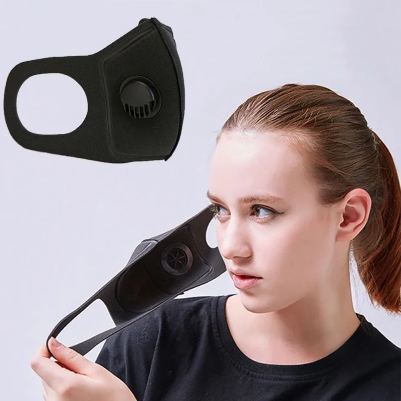 

Face Mask Half Anti Dust Pollution Double-layer Three-dimensional Washable Sponge Mask With Breathing