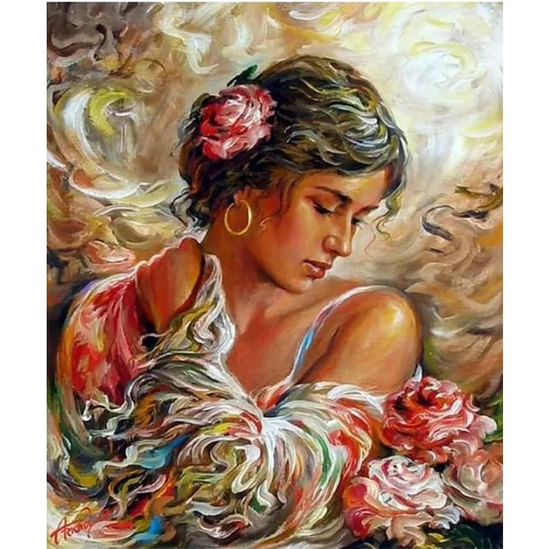 

5D DIY Diamond Painting Full Square/Round Sexy Maiden Girl Bead Embroidery Sale Woman Portrait Handicraft Home Decor