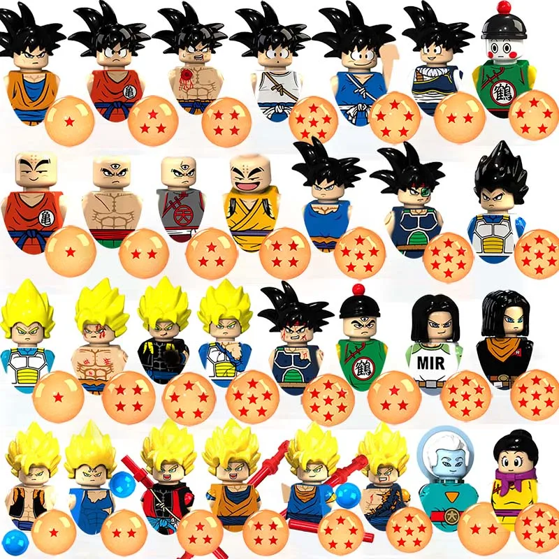 Мини-кукла из аниме Драконий жемчуг Z фигурка героя миниатюрная кукла Сон Гоку