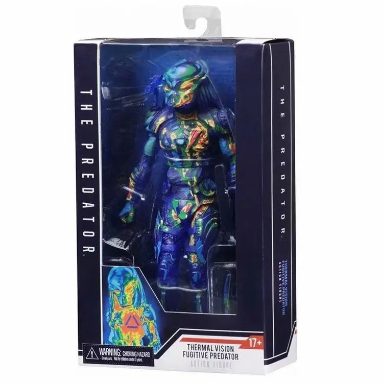 7 2 дюймов Оригинальный NECA фигурка игрушки Термальность видение утечек Хищник