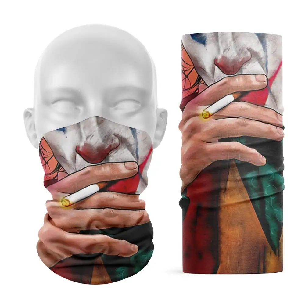 3D повязки на голову с черепом шарф кольцо шарфы трубчатая защита велосипедная