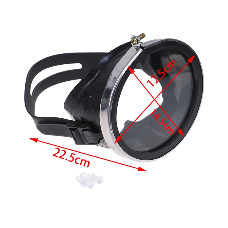 Регулируемые очки для подводного плавания незапотевающие полулицевые линзы