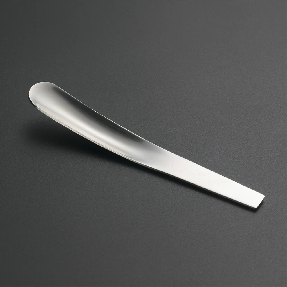 Spoon Mini Kitchen Gadget Portable Dining Tool Coffee Tea Egg Custard Stainless Steel Durable Breakfast