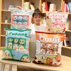 8 шт., мягкие плюшевые игрушки в виде корги, кролика, пингвина, авокадо