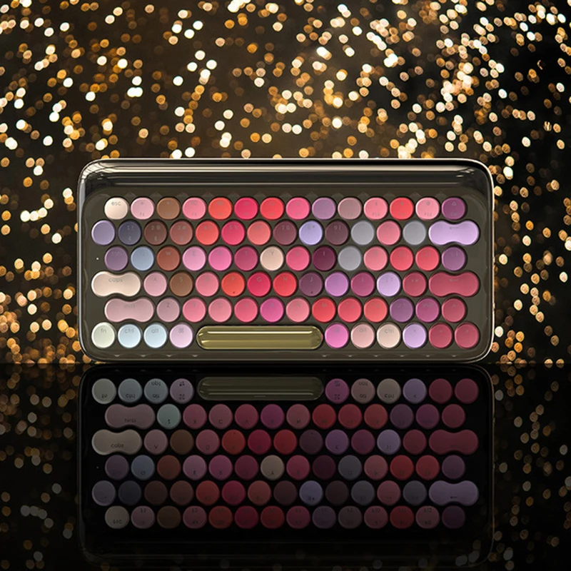 circle Dot Bluetooth wireless girl lipstick blue axis mechanical keyboard for Apple MAC gaming 79 (key) | Компьютеры и офис
