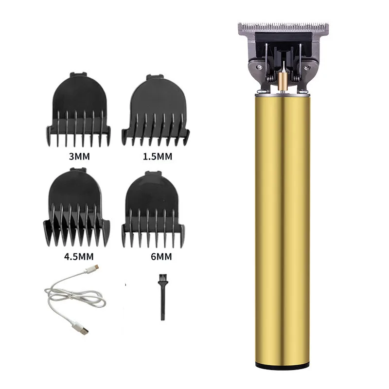 

Jx hair trimmer USB rechargeable hair clipper hair cutting machine oil head clipper white hair carving clipper hair cutter 8W