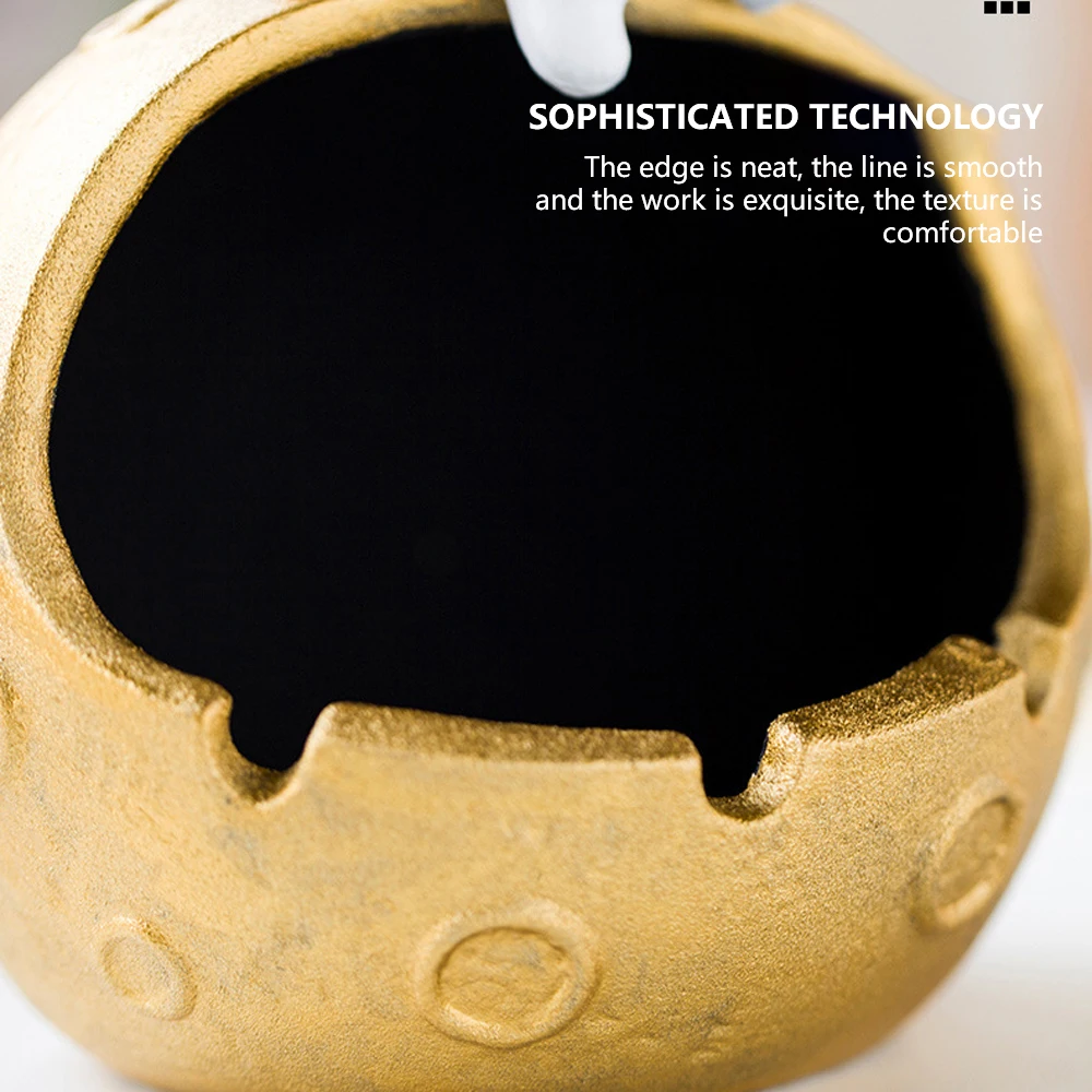 

Ceramic Ashtray Ornaments Storage Box Modern Art Crafts Ashtray for Home Livingroom Table Office Decoration