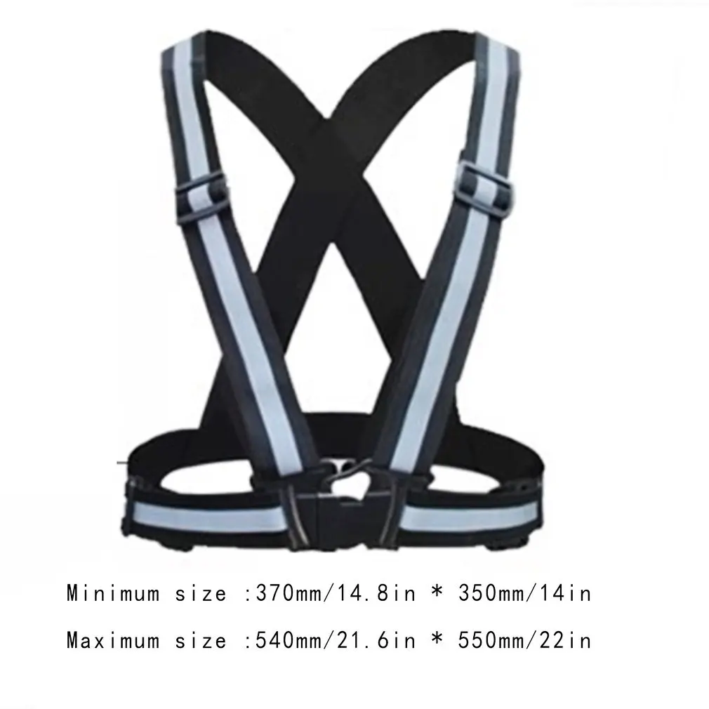 

Bicycle Riding Night Running Light Vest Light Led Fiber Light Warning Light Reflective Vest Equipment Accessories