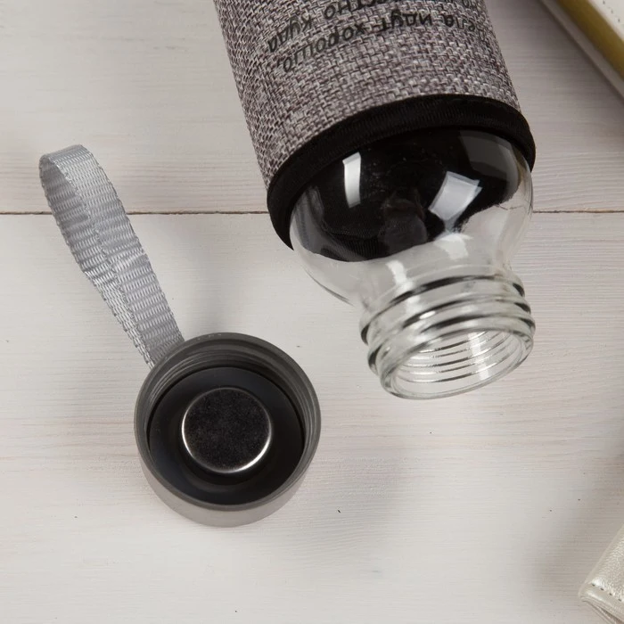 Бутылка для воды в чехле &quotДела идут хорошо&quot 350 мл | Дом и сад