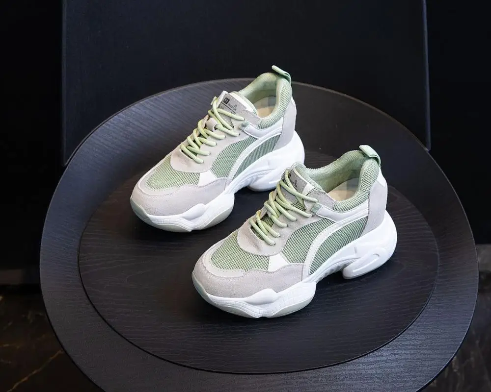 Новинка 2020 модная повседневная женская обувь Новая с увеличенной высотой на