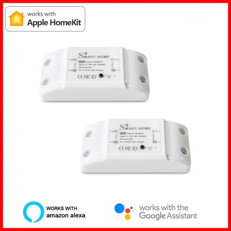 

10A WiFi Smart Light Switch Moudle Timer Universal Breaker 90-250V DOHOME APP Control HomeKit Work With Alexa Google Assistant