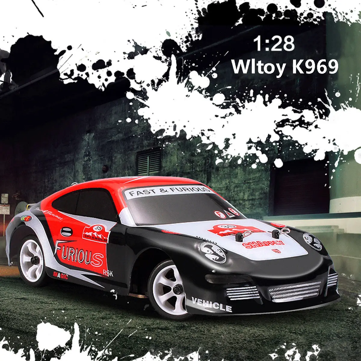 Wltoys K969 1/28 2 4G 4WD Высокое качество Матовый Мини RC автомобиль Дрифт 30 км/ч игрушка на
