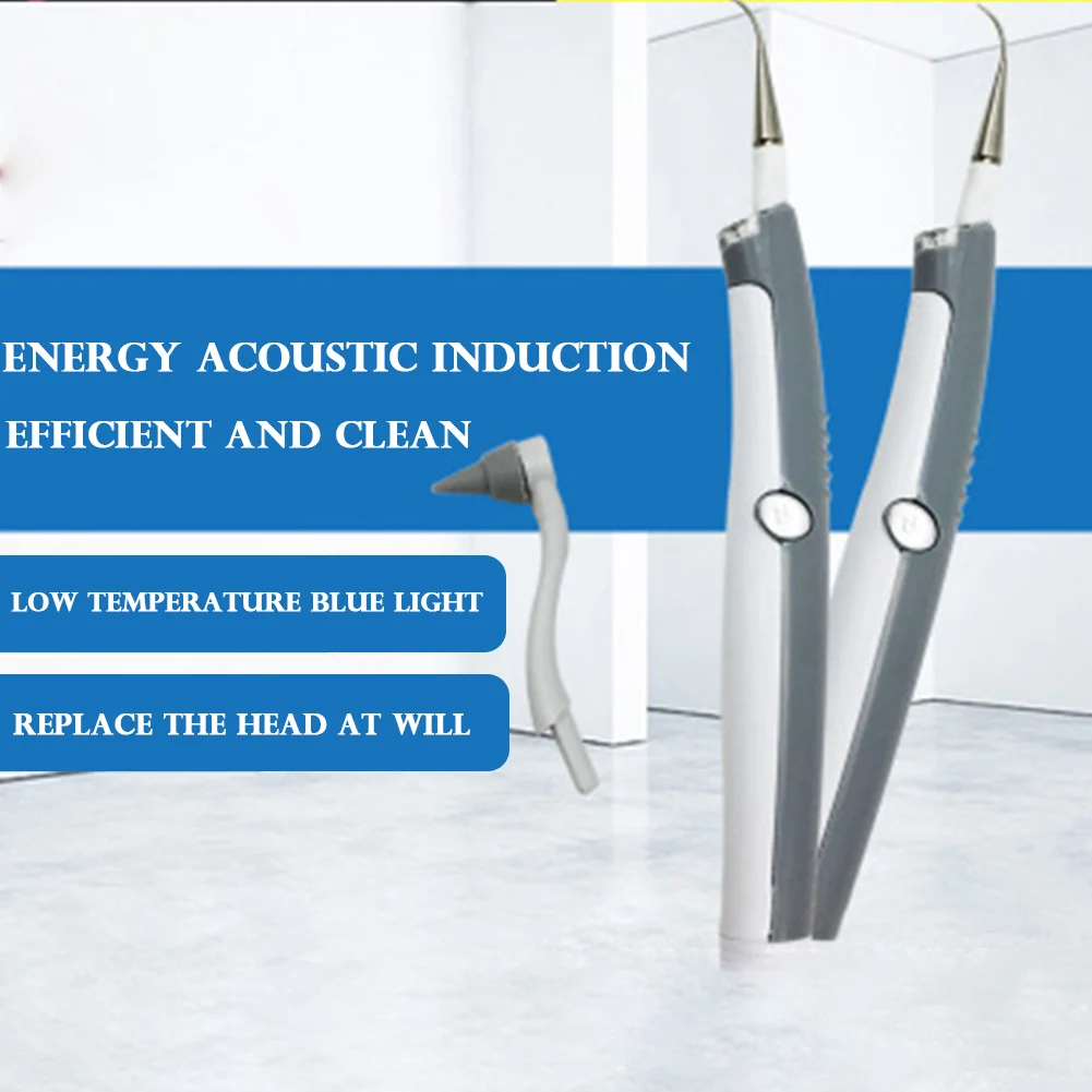 

Ultrasonic Electric Teeth Cleaner Dental Calculus Dental Cleaning Tool with LED Dental Examine Teeth Cleaning Tool