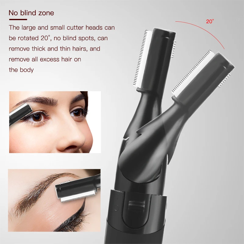 

Multifunctional Electric Eyebrow Trimmer Painless Mini Eye Brow Shaver Women Epilator Portable Razors Facial Hair Remover