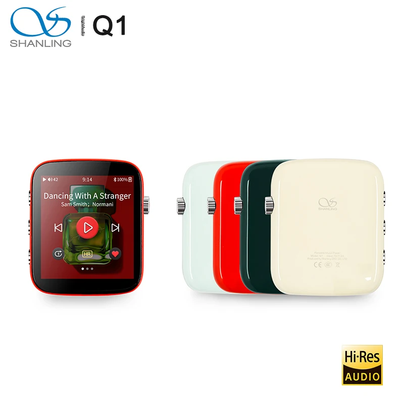Shanling Q1 ES9218P DAC/AMP двухсторонний Bluetooth Портативный Hi Fi аудио музыкальный плеер MP3 с