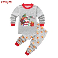 2021 boys christmas pajamas sets pijama infantil girls nightgown santa pjs gecelik koszula nocna cartoon pyjamas kids pajama set