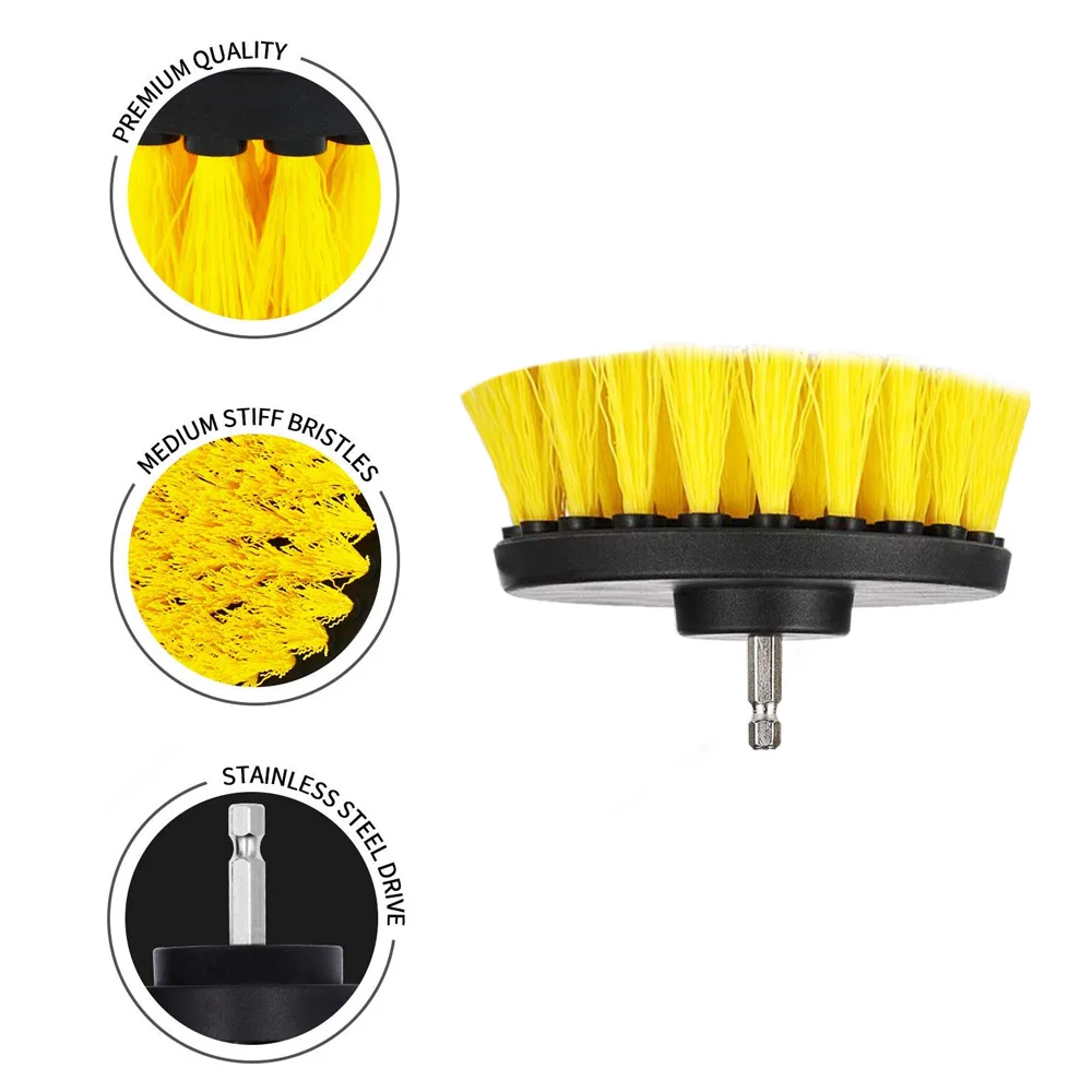 Щетка для дрели щетки очистки универсальный очиститель поверхности ванной