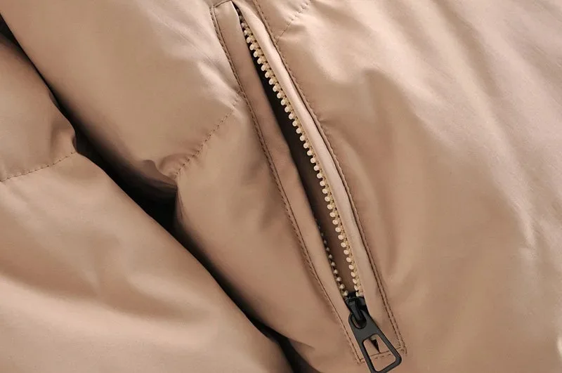 Женские однотонные плотные парки с длинным рукавом женская повседневная куртка