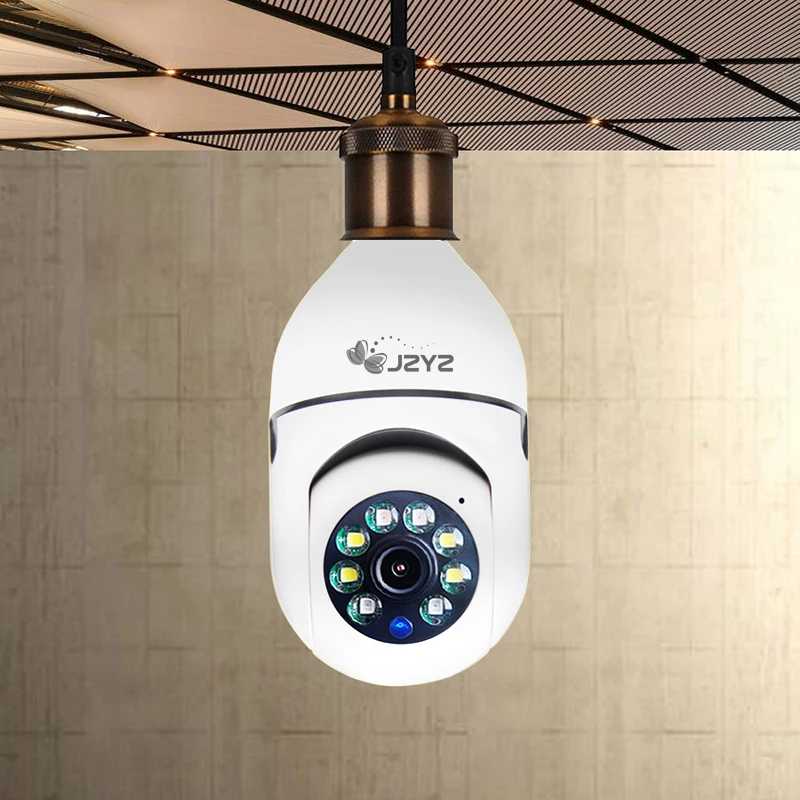 JZYZ 2 МП лампочка для камеры E27 разъем автоматическое слежение полноцветное ночное