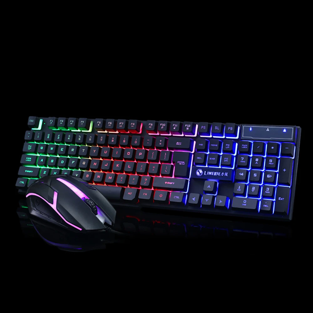 

RedThunder K800 Wired Gaming Keyboard Mechanical-Feeling 25 Keys Anti-Ghosting RGB Backlight for PC Russian Spanish French IS