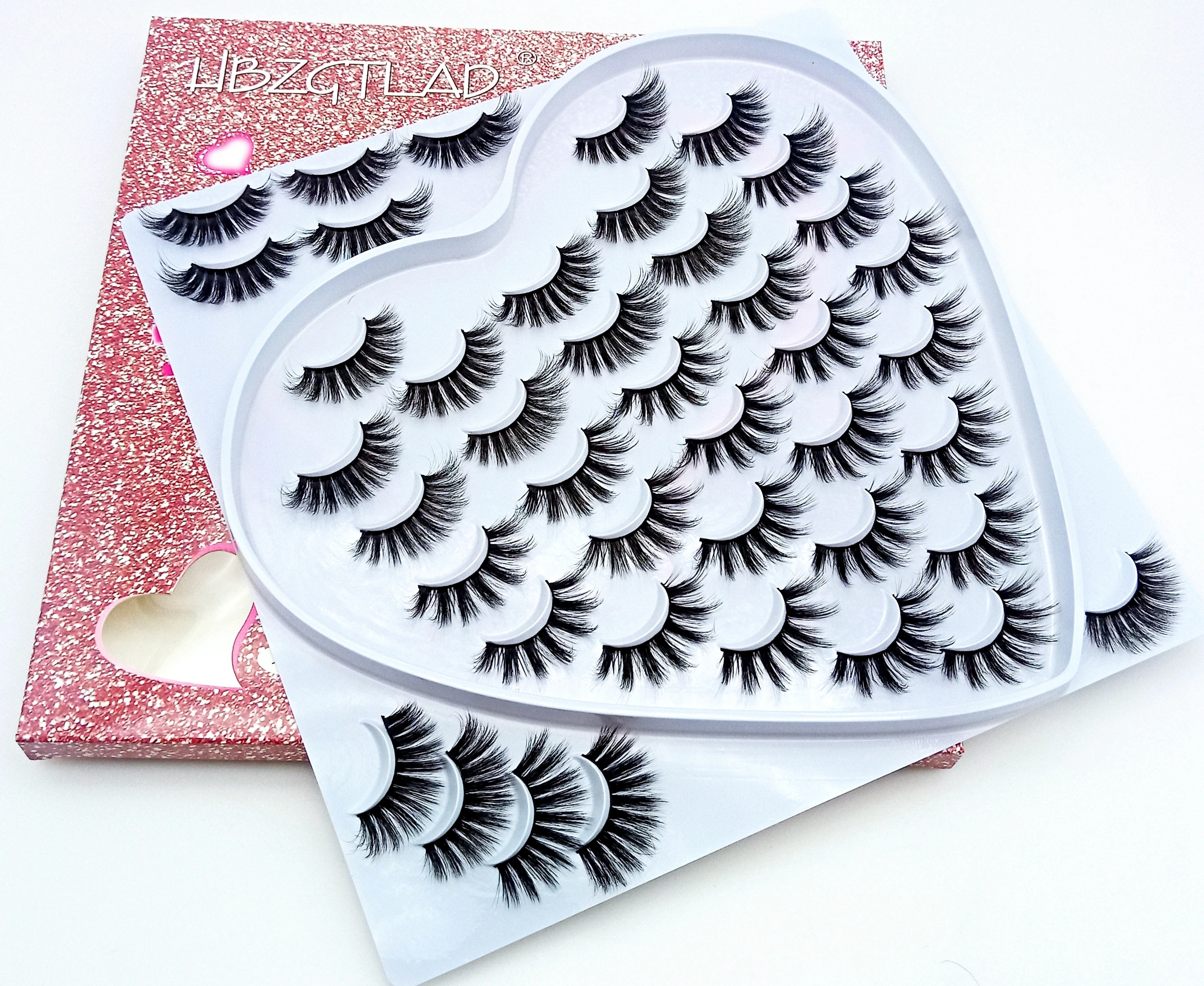 Ресницы норковые объемные длинные толстые 2-21 пара 18-25 мм | Красота и здоровье