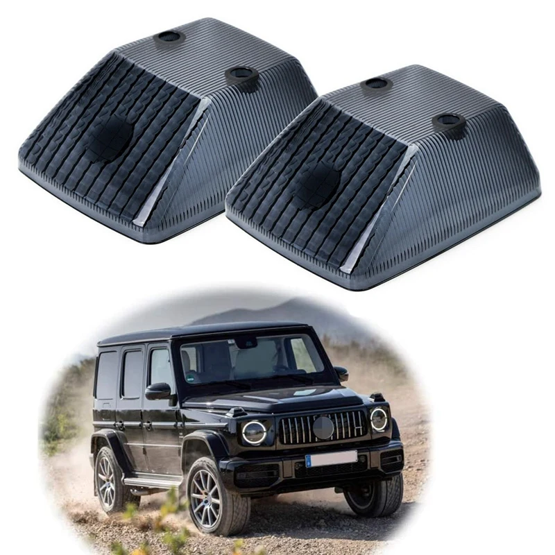 Автомобильные глянцевые черные передние указатели поворота для Mercedes Benz W463 G Class