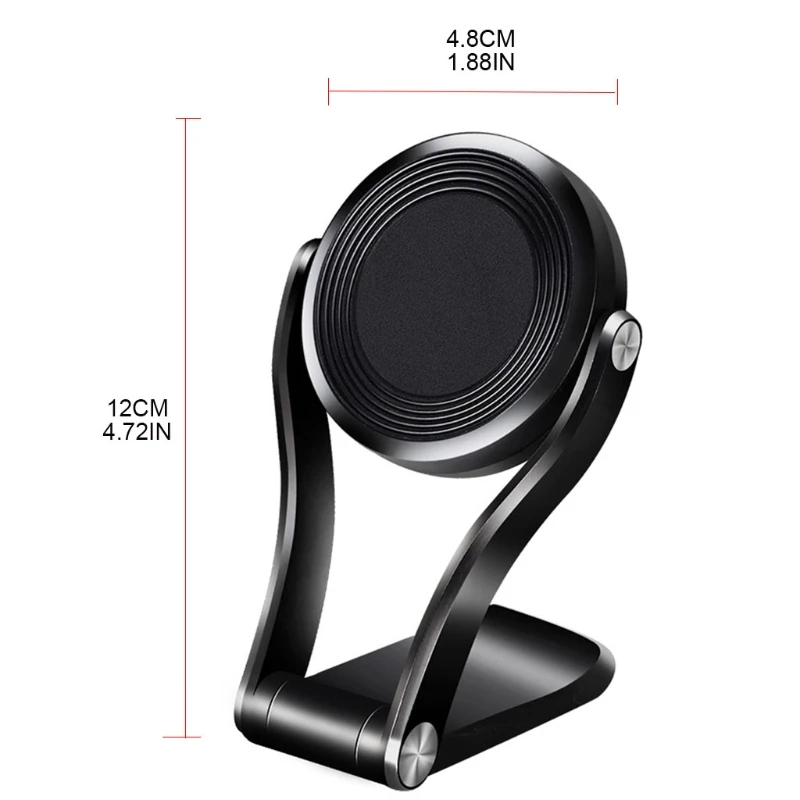 

Car Phone Magnetic Clip-on Stand Portable Cell Phone Adhesive Holder Mount PC Mobile Phone Holder