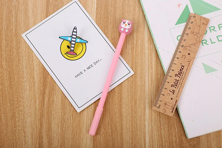 Горячее предложение Новая шариковая ручка для немой собаки Kawaii креативные милые черные чернильные инструменты студенческие канцелярские принадлежности