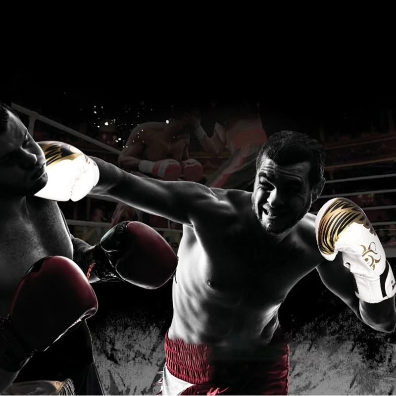 

Kick Boxing PU Gloves Sparring Kickboxing Equipment Grappling Punching Bag Taekwondo Training Hand Mitts Protector