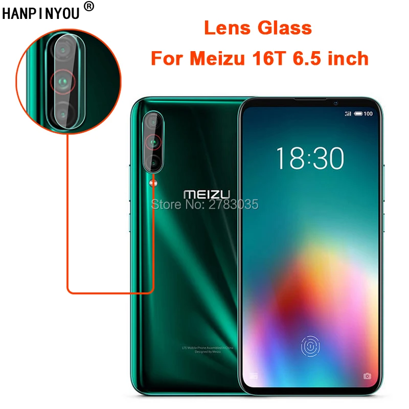 Прозрачная ультратонкая защитная плёнка для объектива камеры Meizu 16 T 6 5