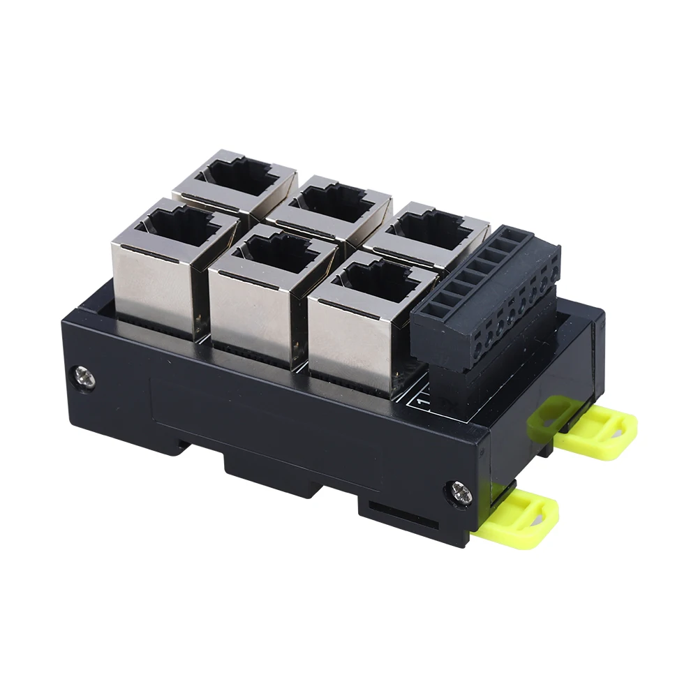 RJ45 Ethernet до 8p терминальный концентратор 23456 отверстия канал подключаемый сетевой