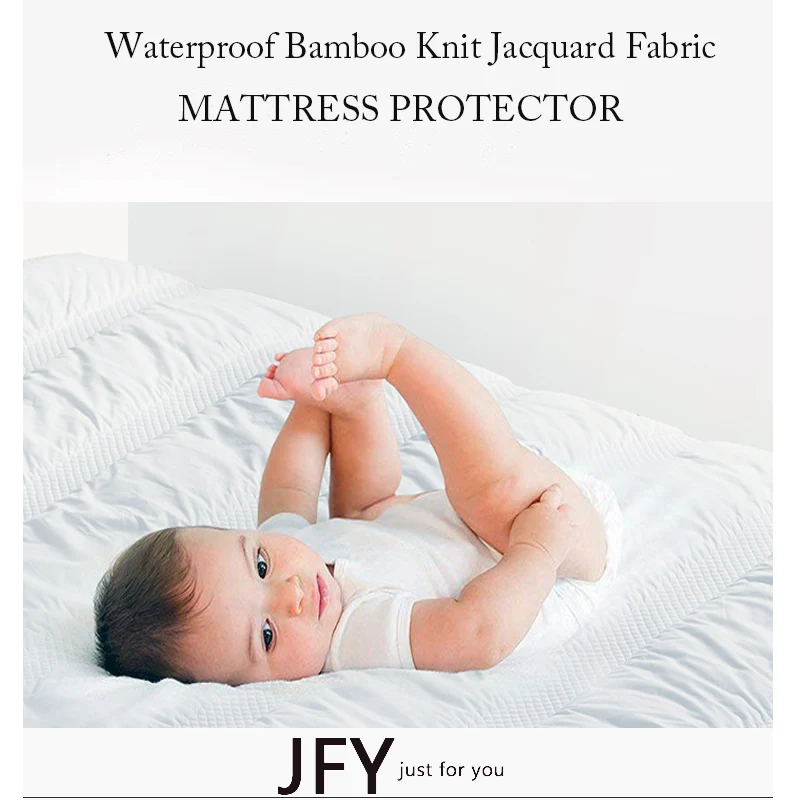 Бамбуковый водонепроницаемый чехол для матраса дышащие водонепроницаемые