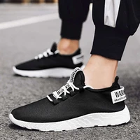 sport shoes men knitting mens running trainers plus sizes cheap man sports non leather male sneakers rubber hard wearing tennis