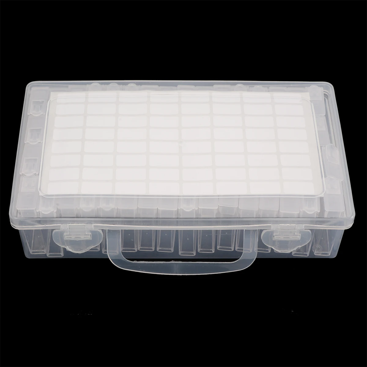 Прозрачная 64 слота решетка коробка для хранения и наклейки алмазная живопись