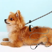 dropshipping puppy rope adjustable prevent break free all in one small large dog nylon pet leash dog accessories